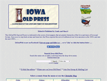 Tablet Screenshot of iowaoldpress.com